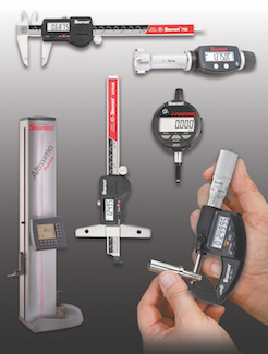 L.S. Starrett’s new line of electronic digital micrometers