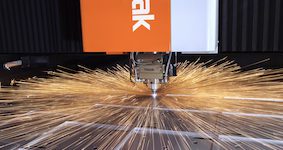 Mazak high power laser cutting