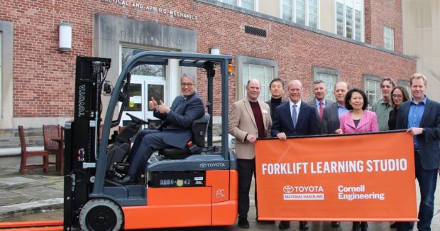 Toyota Material Handling, Cornell Engineering, Forklift Learning Studio