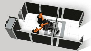 KUKA, robotic automation, software simulation, KUKA.Sim, KR AGILUS, small robot, KR C5 micro controller