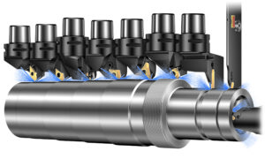 Increasing Tool Life with Precision Cooling, Sandvik Coromant, Coromant Capto®, T-Max® P, metal cutting tools, steel turning applications, turning tools, turning inserts, clamping insert, predictable tool life