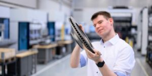 Brake discs coated by high-speed laser metal deposition, TRUMPF, emission reduction, additive manufacturing, fine dust emissions, Henrikki Pantsar, TRUMPF Laser Technology, Berthold Leibinger Innovation Award, laser cladding