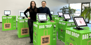 Acosta Sheet Metal Manufacturing, 99Bridges, Derek Mak, Michelle Acosta, Bag Drop Machine, reuse and refill solutions, reusable bags