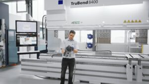 TruBend 8000 Series, TRUMPF, bending machines, high tonnage bending, Chris Wargo, high-tensile steels, Hardox, Weldox, Boost and TecZone Bend