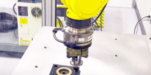 Perform Delicate Tasks in Hard to Reach Places with Robotic Deburring Solutions, Multi-Axis Force/Torque Sensors now Compatible with FANUC Robots, ATI Industrial Automation, Multi-Axis Force/Torque (F/T) Sensors, FANUC Robots, FANUC’s Force Control Software, ATI’s Multi-Axis Force/Torque Sensors, FANUC's Force Control Software, assembly, deburring, polishing, and material removal with unparalleled accuracy