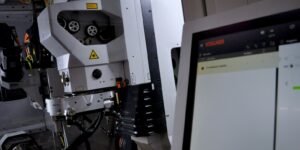 Hunter Precision Tool, Vollmer Vpuluse 500 wire EDM machine, CNC grinding, PCD tools, carbide, and HSS tools, drilling tools, boring tools, inserts, machining centers, VOLLMER CHD270 with an ND230 automation system, Johnny Migedt, Ron Migedt