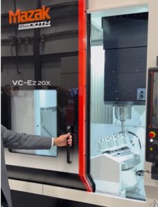 Mazak, Mazak’s QT-Ez 8MSY Turning Machine, PRI 2023, VC-Ez 20X Vertical Machining Center, SYNCREX 38/9X Swiss-style Turning Machine, Performance Racing Industry, MAZATROL SmoothEz5 CNC