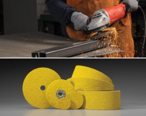 Breakthrough Engineered Shaped Ceramic Grain Technology Consistently Cuts Sharp, Saint-Gobain Abrasives, abrasives manufacturer, Norton RazorStar™, quick-change discs, supersized grinding aid, razor-sharp grains, Norton | Saint-Gobain Abrasives, RazorStar belts, John Benkoczy