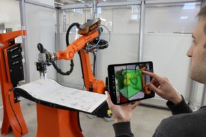 KUKA.MixedReality software, robotics, augmented reality, robotic cells, Roland Ritter, KUKA.SafeOperation, KUKA