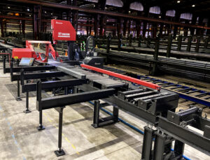 Amada Machinery, automatic vertical tilt frame saw