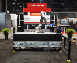 Cincinnati,Matt Garbarino, verteran friendly employer,CLX series, laser cutting machinery,EZ BEND cobot, press brakes,CI Cobotic 100T Welding Cell