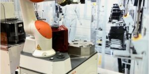 Pjeter Lulgjuraj, KUKA Robotics, SEMICON West 2024, robots, semiconductor fabricators, autonomous mobile robot (AMR) solution, box-style wafer pods, HA200 boxes, KMR iisy, KUKA.NavigationSolution, Simultaneous Localization and Mapping (SLAM),