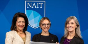 Magalie Jackson, 2024 Distinguished Industry Partner, Northern Alberta Institute of Technology (NAIT), Sandvik Coromant, cutting tools, Sandvik Coromant Center of Excellence in Manufacturing Technology, Sandvik Coromant Canada, Melanie Rogers