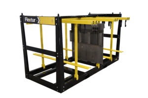 Flextur, cobot welding system, fixture rack