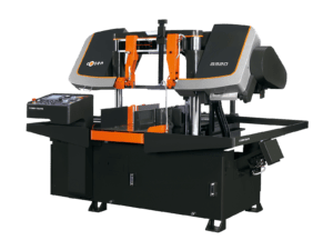 Cosen,Semi-Automatic, Manual Miter Vertical Tilt-frame Band Saw, vertical plate saw, miter cutting band saw, dual column band saw