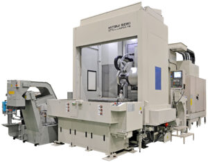 Mitsui Seiki,Vertex 55X III,• HU100-TS 5-Axis Tilt Spindle Machining Center,• J350G Jig Grinder