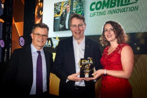 Design Team of the Year, Combilift’s Heavy Equipment Team, Combi-LC Blade, 12-Wheel “Combi-LC Blade.”, engineered to handle offshore wind turbine blades, reach up to 115 meters in length and weigh as much as 70 tonnes, storage and deployment locations, Combilift’s Heavy Equipment Design Team, Combi-SC Straddle Carrier, Combi-MG Mobile Gantry, Siemens Gamesa, offshore wind turbine technology, Combilift, Martin McVicar, Moffett Engineering, UK Engineering & Manufacturing Awards 2024