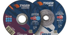 Weiler Abrasives, abrasives and power brushes for surface conditioning, Tiger Ceramic 2.0 and Tiger INOX 2.0 wheels, cutting, grinding and combo wheels, Tony Hufford, Tiger Zirc (zirconia alumina) and AO (aluminum oxide) cutting, grinding and combo wheels, metal fabrication; industrial production; and maintenance, repair & operations