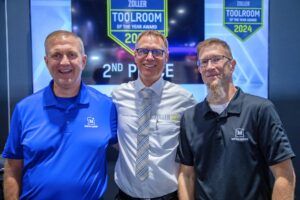 ZOLLER Toolroom of the Year, Zoller, MetalQuest, ProCam Services, Atlas Fibre, Alexander Zoller, tool presetters, cutting tools, tool balancing, heat shrinking, Primetals Technologies, ZOLLER »keeper« tool cabinet, Zoller Tool Cart