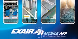 EXAIR AR Mobile App, EXAIR, EXAIR Intelligent Compressed Air, CAD files, EXAIR AR (Augmented Reality) Mobile App