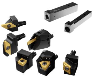 QS Micro holding system, tool holding, small part machining, sliding head machine, shank adaptors, Chip smearing, QS Micro shank adaptors, Hampus Jemt, CoroTurn® 107, CoroCut® 2, CoroCut® XS and CoroThread® 266, general turning, parting and grooving, QS™ Micro, New holding system to streamline small part machining