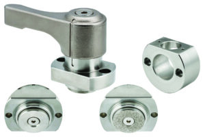 Expanded Line of Quick Action Sliding Locks Includes a Heavy-duty Version, Fixtureworks, QCPSS Heavy Duty Sliding Locks, quick release workholding locks, shaft locking clamps, improve setup time and reliability