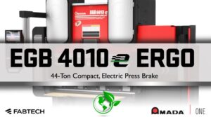 EGB 4010 ERGO Press Brake, AMADA AMERICA Inc., press brakes, ERGO model, Tool Setup Assistant, FABTECH, electric press brake