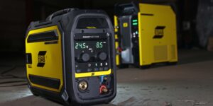 Arne Lagerkvist , ESAB, Warrior Edge 500 DX, welding system, multi-process power source, MIG weldmodes, thin, root, root pipe, advanced pulse weldmode, RobustFeed Edge DX wire feeder, Arc Dynamics, TruFlow, InduSuite WeldCloud Fleet